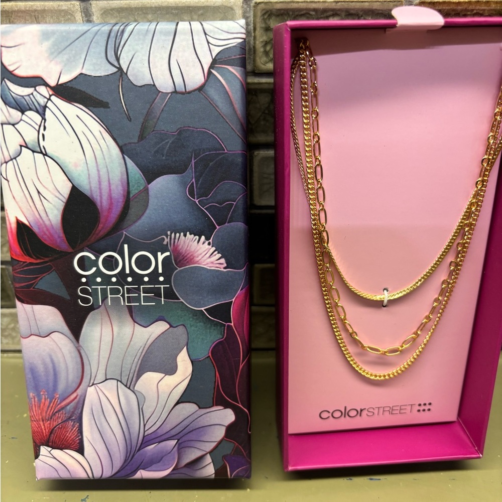 Color Street Gold Tone Necklace